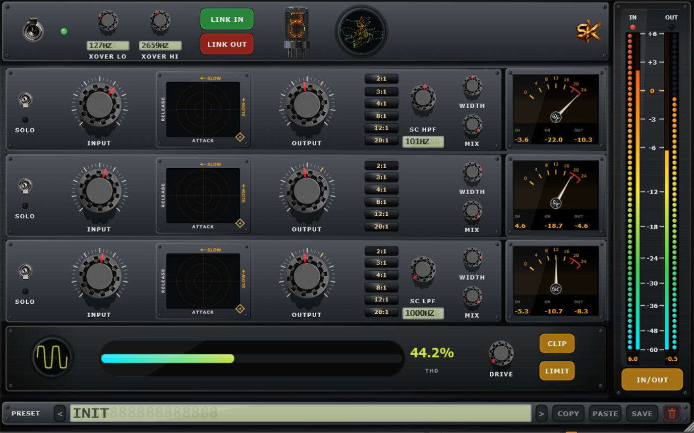 Sabotage 76 FET-style compressor plugin interface